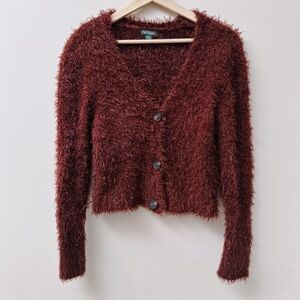 Wild Fable Fuzzy Cardigan Sweater